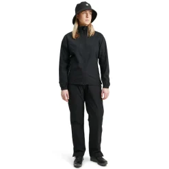 Abacus Regnjackor Dam-W Links Stretch Svart 600-Black