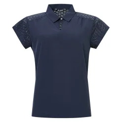 Abacus Pikétröjor Dam-W Manga Cupsleeve Blå 300-Navy