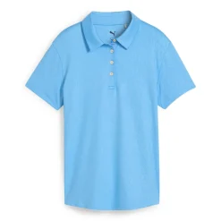 Puma Pikétröjor Dam-W Mattr Animal Deboss Ss Team-Light-Blue