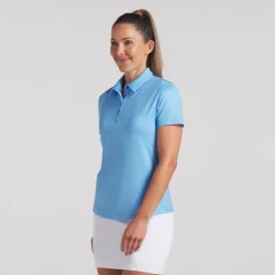 Puma Pikétröjor Dam-W Mattr Animal Deboss Ss Team-Light-Blue