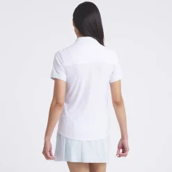 Puma Pikétröjor Dam-W Mattr Jacquard Stripe Ss White-Glow