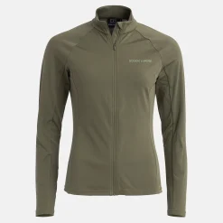 Bogeys & Birdies Tröjor Dam-W Mid Layer Full-Zip 2.0 Leaf Clover Green