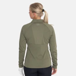 Bogeys & Birdies Tröjor Dam-W Mid Layer Full-Zip 2.0 Leaf Clover Green