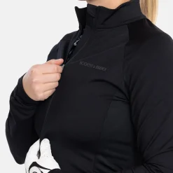 Bogeys & Birdies Tröjor Dam-W Mid Layer Full-Zip 2.0 Svart Black