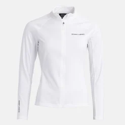 Bogeys & Birdies Tröjor Dam-W Mid Layer Full-Zip 2.0 Vit White