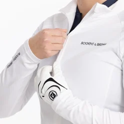 Bogeys & Birdies Tröjor Dam-W Mid Layer Full-Zip 2.0 Vit White