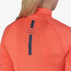 Bogeys & Birdies Tröjor Dam-W Mid Layer LS Zip Röd Coral
