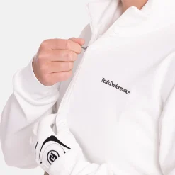 Peak Performance Tröjor Dam-W Mid Layer Vit Offwhite