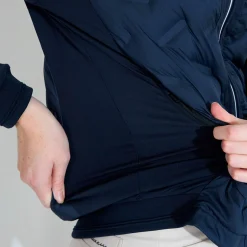 Abacus Jackor Dam-W Portrush Hybrid Jacket Blå 300-Navy