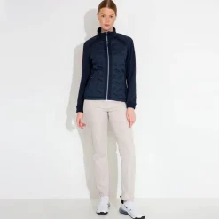 Abacus Jackor Dam-W Portrush Hybrid Jacket Blå 300-Navy