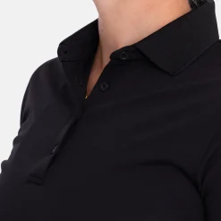 Abacus Pikétröjor Dam-W Prestwick Recycle Svart 600-Black