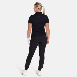 Abacus Pikétröjor Dam-W Prestwick Recycle Svart 600-Black