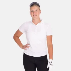 Abacus Pikétröjor Dam-W Prestwick Recycle Vit 100-White