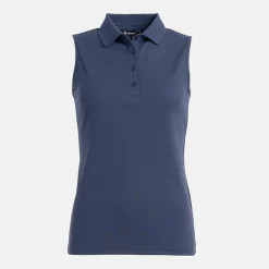 Abacus Pikétröjor Dam-W Prestwick Recycled Sleeveless 311-Steelblue