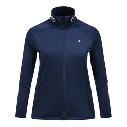 Peak Performance Tröjor Dam-W Rider Essentials Zip Blue Shadow-Blue Shadow-