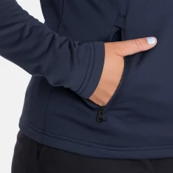 Peak Performance Tröjor Dam-W Rider Essentials Zip Blue Shadow-Blue Shadow-