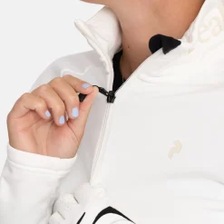 Peak Performance Tröjor Dam-W Rider Essentials Zip Offwhite-Offwhite-
