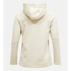 Peak Performance Tröjor Dam-W Rider Essentials Zip Hood Sand Fog-Sand Fog-