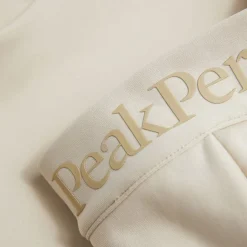 Peak Performance Tröjor Dam-W Rider Essentials Zip Hood Sand Fog-Sand Fog-