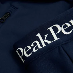 Peak Performance Tröjor Dam-W Rider Essentials Zip Hood Blue Shadow-Blue Shadow-