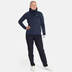 Peak Performance Tröjor Dam-W Rider Essentials Zip Hood Blue Shadow-Blue Shadow-
