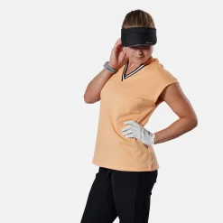 Abacus Pikétröjor Dam-W Sandy Cupsleeve 462-Apricot