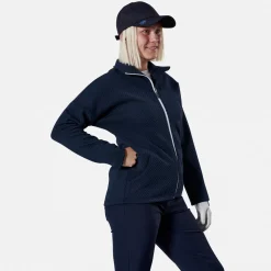 Abacus Jackor Dam-W Sunningdale Fullzip Blå 300-Navy