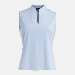 Bogeys & Birdies Pikétröjor Dam-W Tech Blade SL Solid Chambray Blue