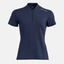 Bogeys & Birdies Pikétröjor Dam-W Tech Blade V-Neck Tee 2.0 Blå Navy