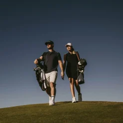 Bogeys & Birdies Skorts & Kjolar|Klänningar-W Tech Dress Zip Collar Svart Black