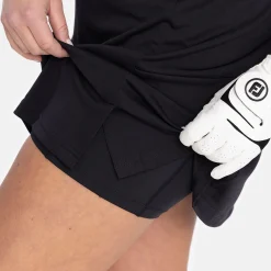 Bogeys & Birdies Skorts & Kjolar|Klänningar-W Tech Dress Zip Collar Svart Black