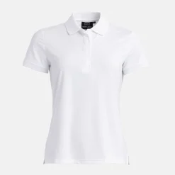 Bogeys & Birdies Pikétröjor Dam-W Tech Hidden Buttons Vit White