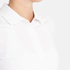 Bogeys & Birdies Pikétröjor Dam-W Tech Hidden Buttons Vit White