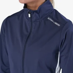 Bogeys & Birdies Jackor Dam-W Tech Windbreaker Softshell Blå Vit Navy/White
