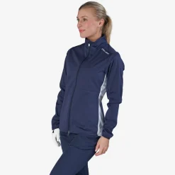 Bogeys & Birdies Jackor Dam-W Tech Windbreaker Softshell Blå Vit Navy/White