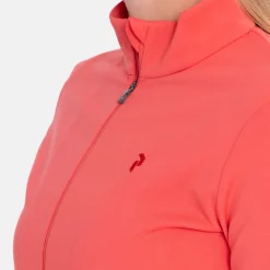 Peak Performance Tröjor Dam-W Turf Zip Ls Brilliant-Red