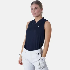 Peak Performance Pikétröjor Dam-W Turf Zip Sl Blå Blue Shadow