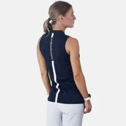 Peak Performance Pikétröjor Dam-W Turf Zip Sl Blå Blue Shadow