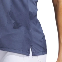 Adidas Pikétröjor Dam-W Ultimatet Print Sl P Blå CollegiateNavy