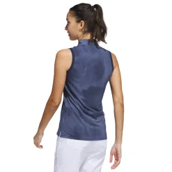 Adidas Pikétröjor Dam-W Ultimatet Print Sl P Blå CollegiateNavy