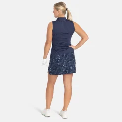 Bogeys & Birdies Skorts & Kjolar-W Woven Stretch AOP Blå Navy/Chambray