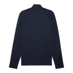 Puma Tröjor Herr-Waffle Fleece 1/4 Zip Deep Navy