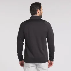 Puma Tröjor Herr-Waffle Fleece 1/4 Zip Svart Black