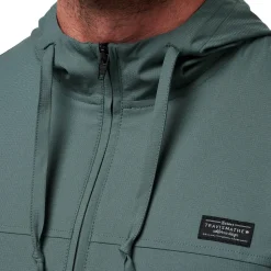 Travis Mathew Jackor Herr-Wanderlust Hoodie Balsam-Green
