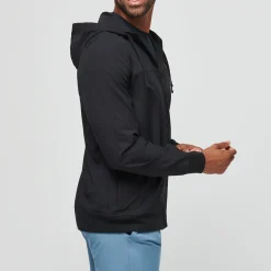 Travis Mathew Jackor Herr-Wanderlust Hoodie Svart Black