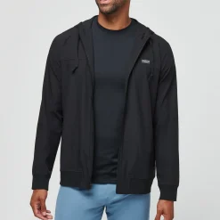 Travis Mathew Jackor Herr-Wanderlust Hoodie Svart Black