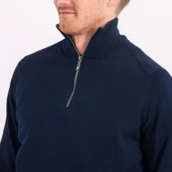 Ivanhoe Tröjor Herr-Wilfred Windbreaker Blå Navy (022)