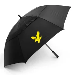 Lyle & Scott Paraplyer-Wind Proof Umbrella Svart Black