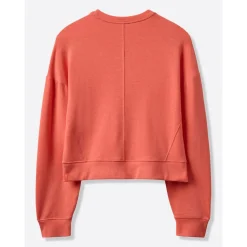 Travis Mathew Tröjor Dam-Wmns Cloud Terry Crew Heather-Porcelain-Ro