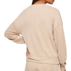 Travis Mathew Tröjor Dam-Wmns Cloud Terry Crew Heather-Natural